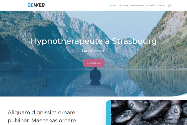 Portfolio - Site internet hypnothérapeute